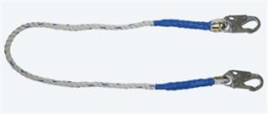 FallTech 8154   4' Rope Restraint Lanyard Fixed-Length 4' Rope Lanyard with Snap Hooks