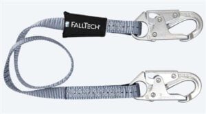 FallTech 8204  4' Web Restraint Lanyard Fixed-Length 4' Lanyard with Snap Hooks