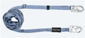 FallTech 820920   11' - 20' Adjustable Web Restraint Lanyard with Snap Hooks