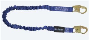 FallTech 8240   4 1/2' - 6'  ElasTech Energy Absorbing Stretch Lanyard with Snap Hook