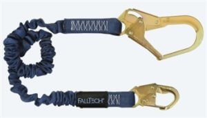 FallTech 82403   4 1/2' - 6'  ElasTech Energy Absorbing Stretch Lanyard with Steel Rebar Hook