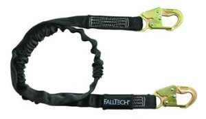 FallTech: 8246 Heavyweight Single Leg 6' Lanyard Steel Snap Hooks 425 lb Capacity Low Profile Internal Energy Absorber