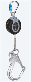 FallTech 82710SG5    10' DuraTech SRL Single Leg Web Retractable with Aluminum Rebar Hook & Aluminum Carabiner