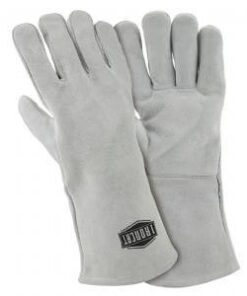 West Chester IronCat 9010 Shoulder Split Cowhide Welding Gloves, Cotton Lined, 14inch Length, Box/ 12 Pairs