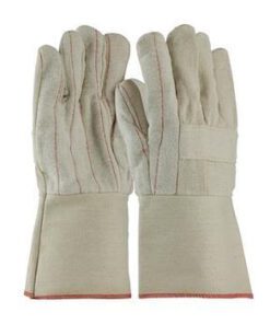 PIP 94-928G  Premium Grade Hot Mill Glove, Three-Layers of Cotton Canvas, Burlap Liner- 28 oz, Gauntlet Cuff - Box/12 Pairs