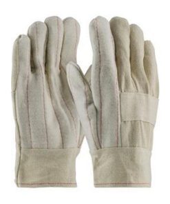 PIP 94-932 Premium Grade Hot Mill Glove, Three-Layers of Cotton Canvas, Burlap Liner- 32 oz, Band Top Cuff - Box/12 Pairs