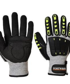 Portwest A722 ANSI Cut Level 4 Glove with TPR, Wrist Closure & Impact Protection, Pair