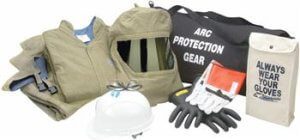 Chicago Protective Apparel CPA NorFab Arc Flash Kit, Jacket, Bib and Gloves 40 Cal HRC4 Arc Rated AG40