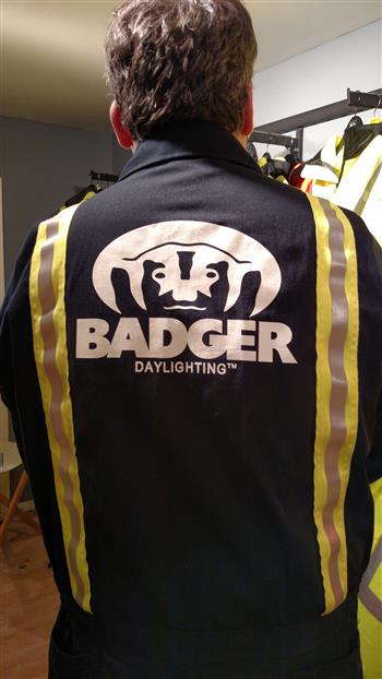 AmeriFire-AR Custom Badger FR/AR Tecasafe Coverall with FR Reflective Tape & Front/Back Logos