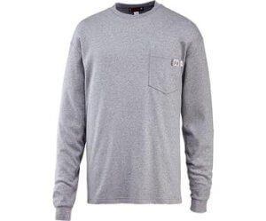 AmeriFire-AR AMFR-Crew Arc Flash Tecasafe Knit T-shirt, Long Sleeve Knit Crew, Soft & Breathable, HRC 2 & 2112