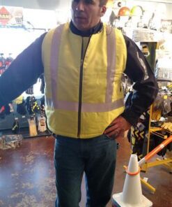 AmeriFire-AR Utility Lineman FR Arc Flash Insulated Safety Vest Class 2 Made in USA AMFR-V5591