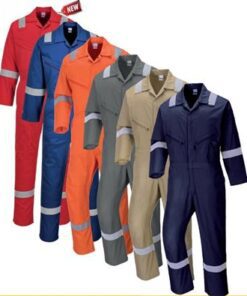 Portwest C814 Iona 100% Cotton Coverall with Reflective Tape
