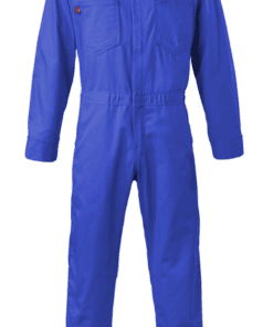 Saf-Tech CJS08 7 oz Indura, 100% Cotton, Arc Rated FR Contractor Coverall, 8 cal, 70E and 2112 Compliant, Made in USA