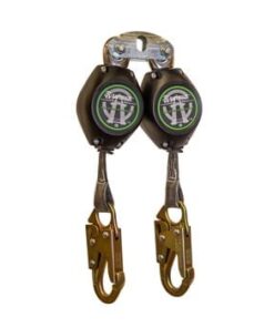 SafeWaze FS-FSP14095-W Class A 11' Web Dual Leg Retractable with Snap Hook