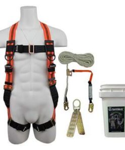 SafeWaze FS-ROOF-E V-LINE Compliance Roofer's Kit in a Bucket