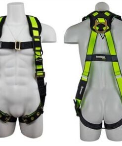 SafeWaze FS185 Tangle Free Harness, Single D Ring, Grommet Legs, Rated 420 lbs