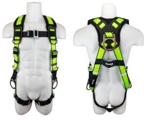 SafeWaze FS281 PRO Vest Harness, Back & Side D-Rings, Shoulder Pads, Pass Thru Buckles
