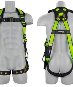 SafeWaze FS285 Pro Tangle Free Harness, 3 D Rings, Grommet Legs, Rated 420 lbs