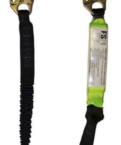 SafeWaze FS570 Series Stretch Lanyards 4' - 6', Snap Hooks or Rebar Hooks & Single or Dual Leg Options