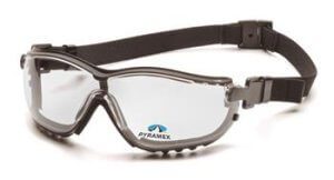 Pyramex GB1810STR15 Safety Glasses, V2G Readers Eyewear +1.5 Clear Lens with Black Strap/Temples, Qty: Box/12 prs