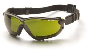 Pyramex GB1860SFT Safety Glasses, V2G Eyewear 3.0 IR Filter Lens with Black Strap/Temples, Qty: Box/12 prs
