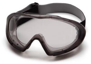 Pyramex GG504T Goggles, Capstone Gray Direct/Indirect Goggle with Clear Anti-Fog Lens, Qty: Box/12 prs