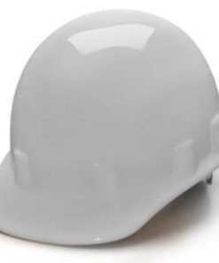 Pyramex HPS14110 White Cap Style 4 Point Ratchet Sleek Shell Hard Hat, Qty: Box/12