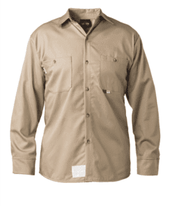 Saf-Tech ISHRT32 Arc Rated FR Button Shirt, 7 oz Ultra Soft, 8.7 cal, 70E and 2112 Compliant, Made in USA