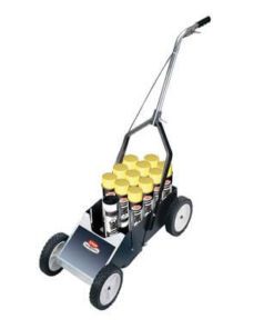 Krylon K08350 Athletic Field Striping Machine, Single Can, 10 inch Wheels