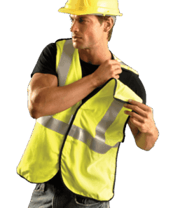 OccuNomix Class 2 FR Fire Resistant 5 Point Break-Away Vest, Arc Rated Hi Vis Vest LUX-SSBRPFR