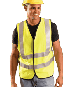 OccuNomix Class 2 FR Fire Resistant Vest, Arc Rated Hi Vis Solid Vest LUX-SSFG-FR
