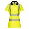 Portwest LW72 Women's Hi Vis Class 2 Pro Polo Shirt Segmented Tape