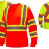 Pyramex RCLTS31 Series Hi Vis Class 3 Two-Tone Long Sleeve T-Shirt