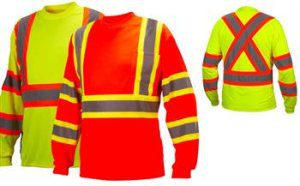 Pyramex RCLTS31 Series Hi Vis Class 3 Two-Tone Long Sleeve T-Shirt