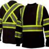 Pyramex RCLTS3111 Hi Vis Class 1 Two-Tone Long Sleeve T-Shirt