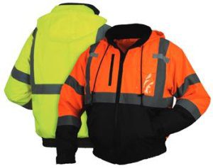 Pyramex RJ31 Class 3 Type R Weatherproof Bomber Jacket Zip Out Fleece Liner