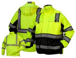 Pyramex RPB3610 Hi Vis Class 3 Type R Multi-Layer Ripstop Weatherproof Parka