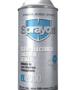 Sprayon S02000000 Clear Electrical Lacquer Sealer EL2000 Aerosol 11 Oz. Cans, Case/12