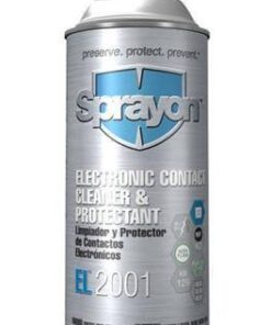 Sprayon S02001000 Electronic Contact Cleaner & Protectant EL2001 Aerosol 16 oz. Cans, Case/12