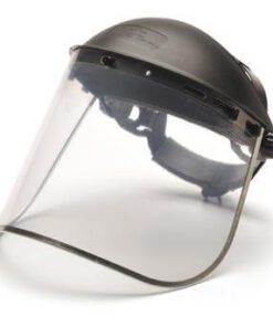 Pyramex Safety Products S1040 Clear-Aluminum Bound PC Faceshield, Qty: Box/35