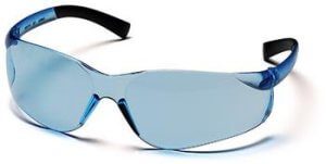 Pyramex S2560S Safety Glasses, Ztek Eyewear Infinity Blue Lens with Infinity Blue Frame, Qty: Box/12 prs