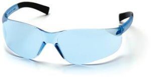 Pyramex S2560SN Safety Glasses, Mini Ztek Eyewear Infinity Blue Lens with Infinity Blue Frame, Qty: Box/12 prs