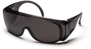 Pyramex S520S Safety Glasses, Solo Eyewear Gray Lens/Frame Combination, Qty: Box/12 prs