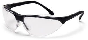 Pyramex SB2810S Safety Glasses, Rendezvous Eyewear Clear Lens with Black Frame, Qty: Box/12 prs