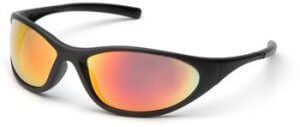Pyramex SB3345E Safety Glasses, Zone II Eyewear Ice Orange Mirror Lens with Matte Black Frame, Qty: Box/12 prs