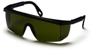 Pyramex SB460SF Safety Glasses, Integra Eyewear 3.0 IR Filter Lens with Black Frame, Qty: Box/12 prs