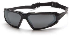 Pyramex SBB5020DT Safety Glasses, Highlander Eyewear Gray Anti-Fog Lens with Black Frame, Qty: Box/12 prs