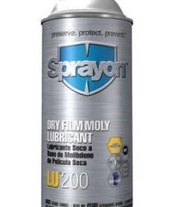 Sprayon LU200 Dry Film Moly Lubricant S00200000 Aerosol 11 Oz. Cans, Case/12