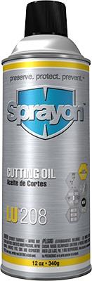 Sprayon LU208 Cutting Oil S00208000 Aerosol 12 oz Cans, Case/12