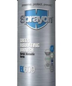 Sprayon S00609000 Green Insulating Varnish EL609 Aerosol, 15.25 Oz. Cans, Case/12